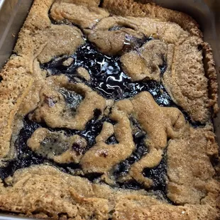 Blueberry cobbler