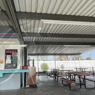 Outdoor sitting area