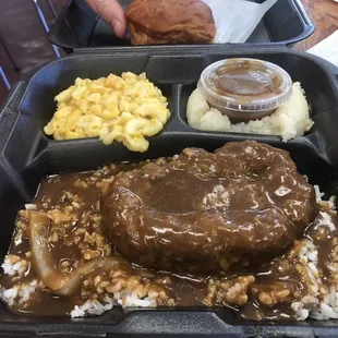 a meal in a plastic container