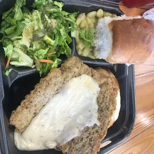 a meal in a plastic container