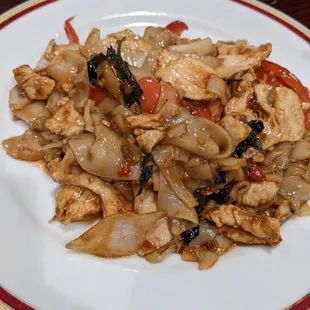 Chicken Drunken noodles