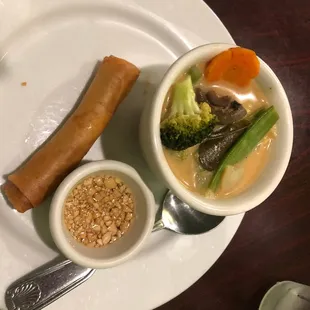 This was the default that came with the entree that day (the type of soup varies)