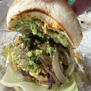 Fire burger