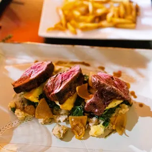 grilled bavette steak