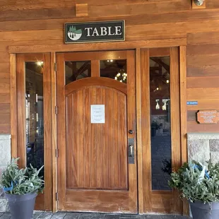 Dining room entrance
