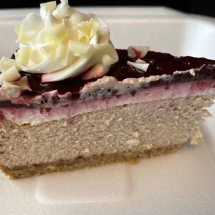 This cheesecake was really really good! Wife ate most! She couldn't stop!