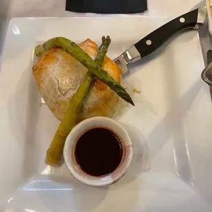 Duxelle-stuffed Beef Wellington - this was a special not always on the menu.