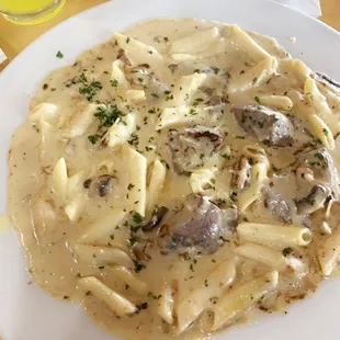 Steak &amp; Mushroom Pasta