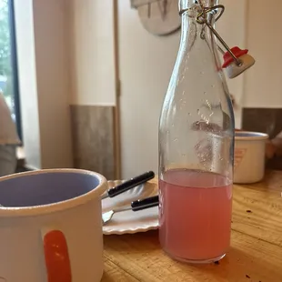 Prickly pear Fresca with tequila