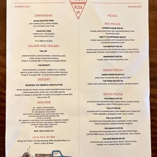 Menu - Summer 2024 - P1