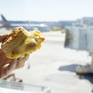 Wood-Fired Egg &amp; Cheese Biscuit
