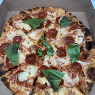 Pretty in Pepperoni with sweet basil