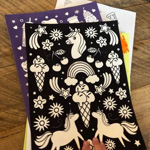 Free coloring sheets!!