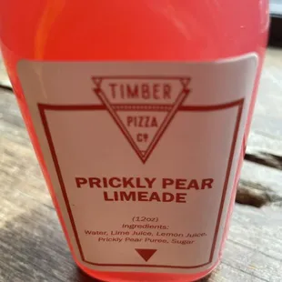 Prickly pear limemade
