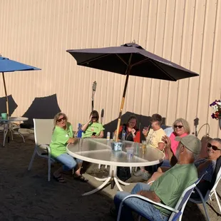 sushi and sashimi, outside