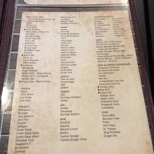 Don't worry  they have a beverage list, large menu and a delicious  looking hot chocolate