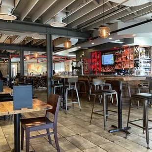 the interior of a restaurant