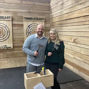 Axe throwing