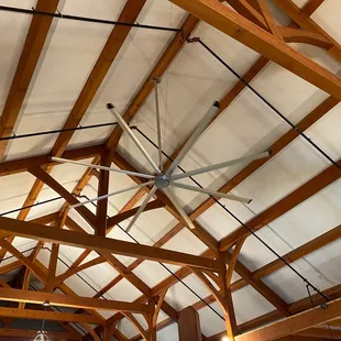 Enormous ceiling fan
