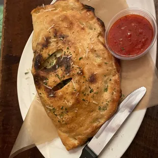Wood fired Stromboli