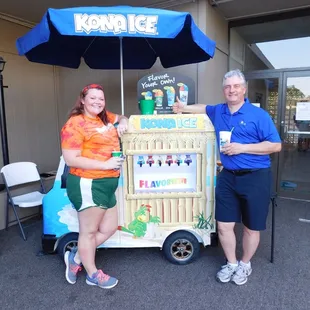 We love getting visits from Kona Ice