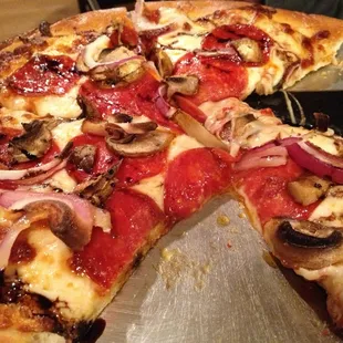 pizza, food