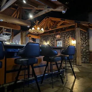 Bar seating and entrance