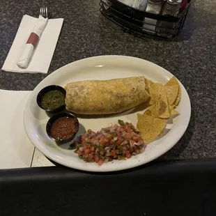 Breakfast burrito special