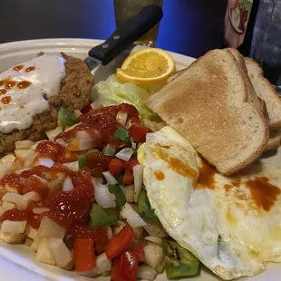 Chicken Fried Steak Breakfast