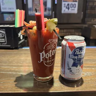 Bloody Mary with the works.