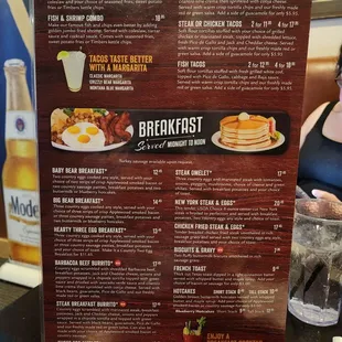 Menu April 2024