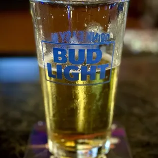 Just wanted an ice cold bud light draft.
