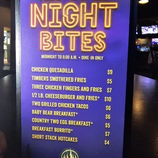 late night better menu