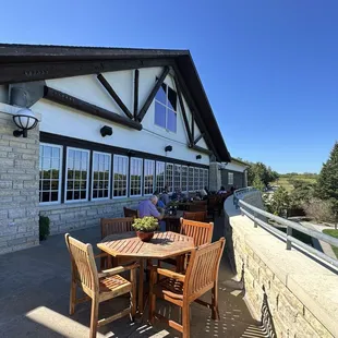 Timbers restaurant patio