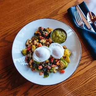 Garden Hash &amp; Eggs