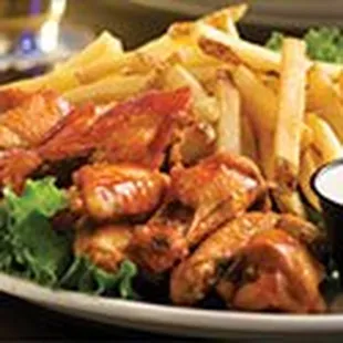 Chicken Wings &amp; Fries