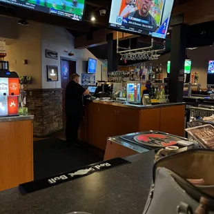 Chuck, the best bartender . Next to Ward, Lisa, Shawn and Rich. Timbers it's the place to go!!!