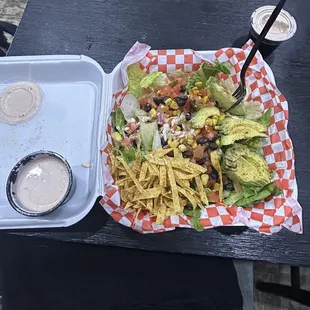 Southwest salad no chicken