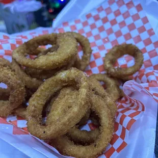 Onion rings, yes please.