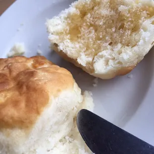 Biscuits &amp; honey  $1.50/ea