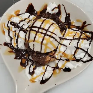 Toffee Crunch Blondie...added chocolate to it!