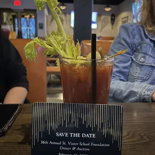 Bloody Mary's are delicious and beautiful