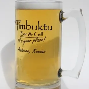 Our large mug is one of a kind and makes a great gift.  Ask our staff for details.