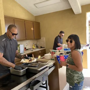 Serving up our happy guests!