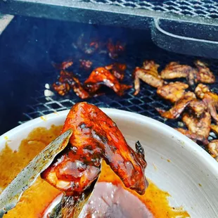 BBQ wings