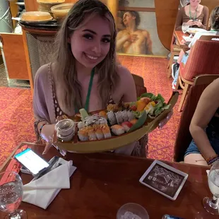 Sushi On board the Cruise ship.