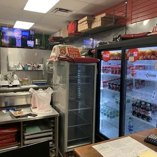 the inside of a restaurant