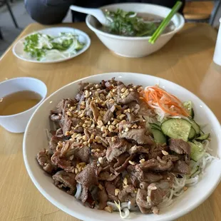 Pork vermicelli bowl