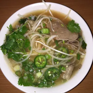 Beef and brisket pho!