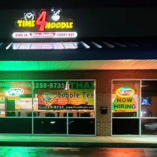 Storefront for Time 4 Noodle